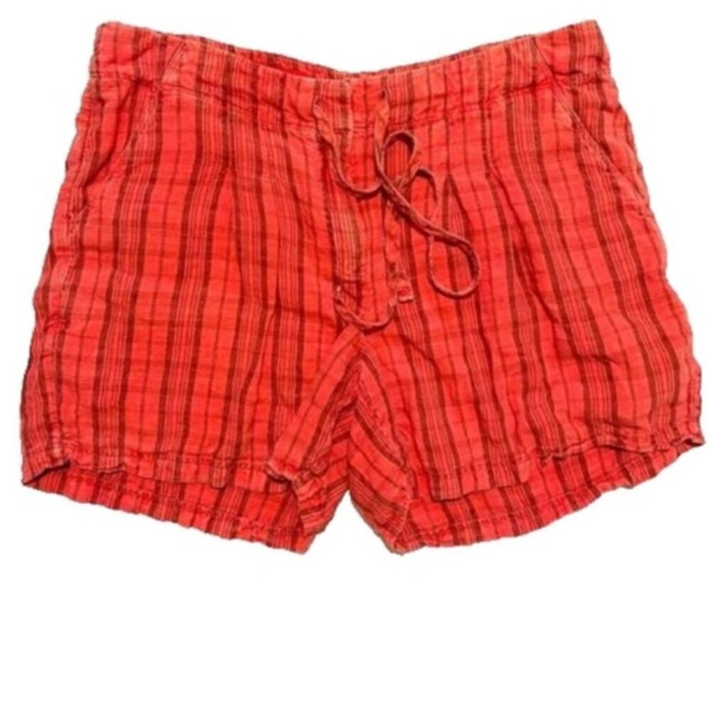 Vintage Tommy Bahama High Waist Shorts Womens Size 6 Stripes Beach Girl Summer